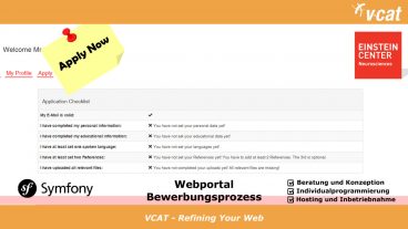 Bewerbungsportal an der Charité Berlin nutzt Symfony-Framework