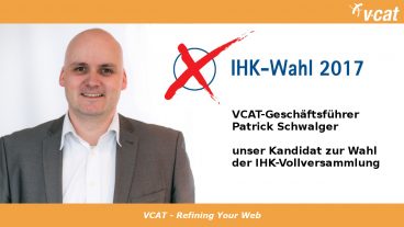 Patrick Schwalger kandidiert für die IHK