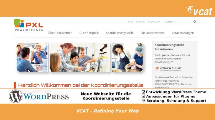 WordPress Webseite Praxislernen.de