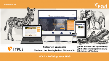 Tierisch gute TYPO3-Webseite erneuert