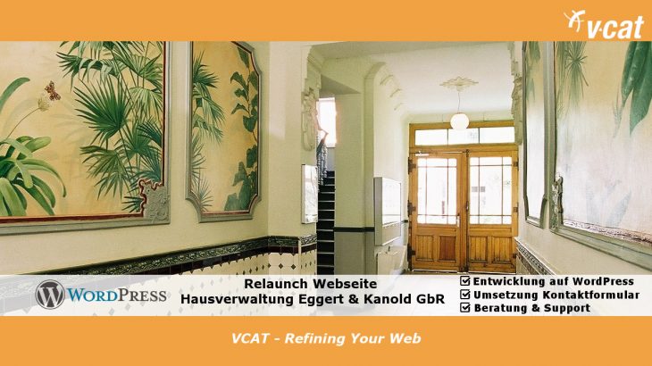 WordPress Relaunch Hausverwaltung Eggert