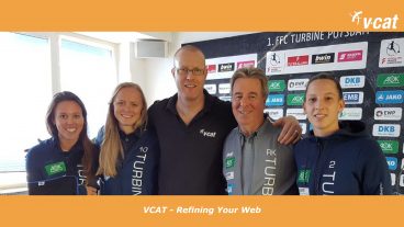 VCAT und der 1. FFC Turbine Potsdam verlängern Sponsoring