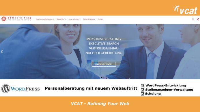 Neuer WordPress-Auftritt für Personalberatung