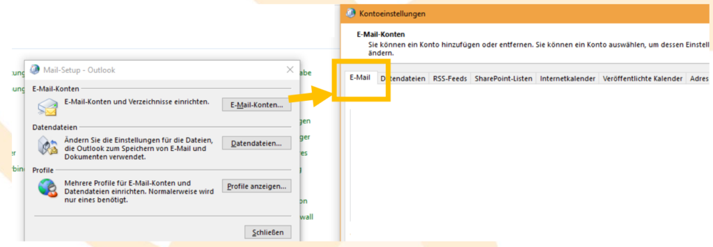 E-Mail-Konto einrichten - MS Outlook 2016 - Schritt 4