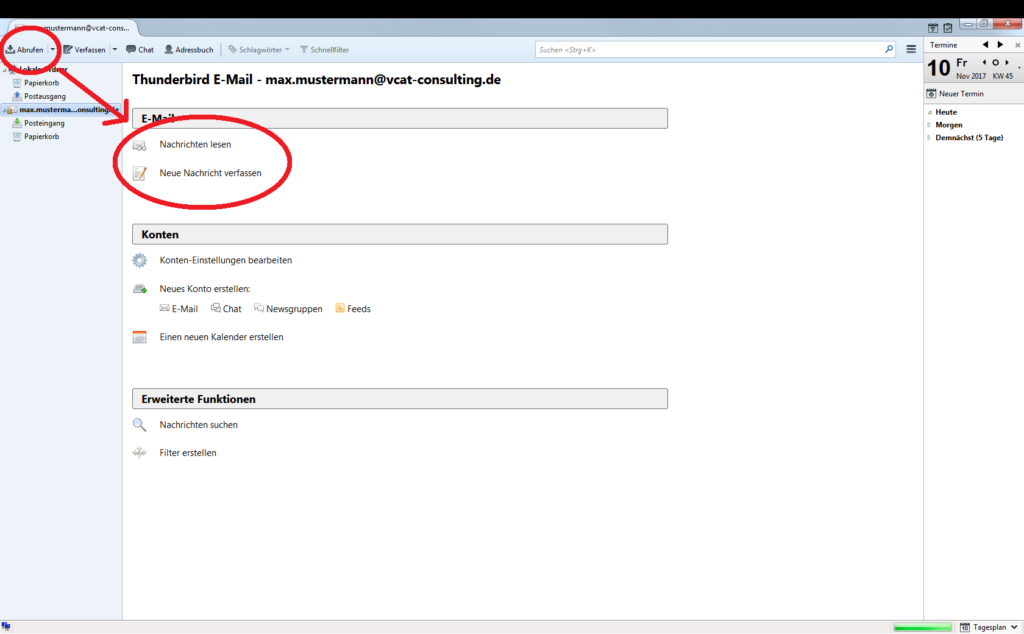 E-Mail-Konto einrichten - Thunderbird - Schritt 7