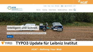 VCAT modernisiert Webinfrastruktur des Leibniz-Instituts